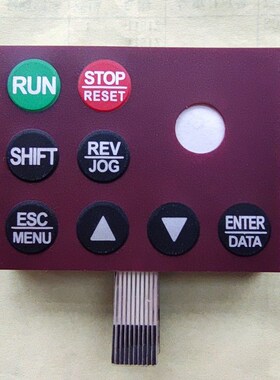 易能变频器面板薄膜 EDS1000操作面板 按键膜 显示屏贴纸 键盘贴