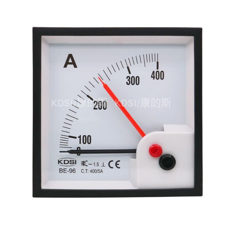 指针式交流电流表头BE-96 AC400/5A单倍双针 安装简单 CE认证电表