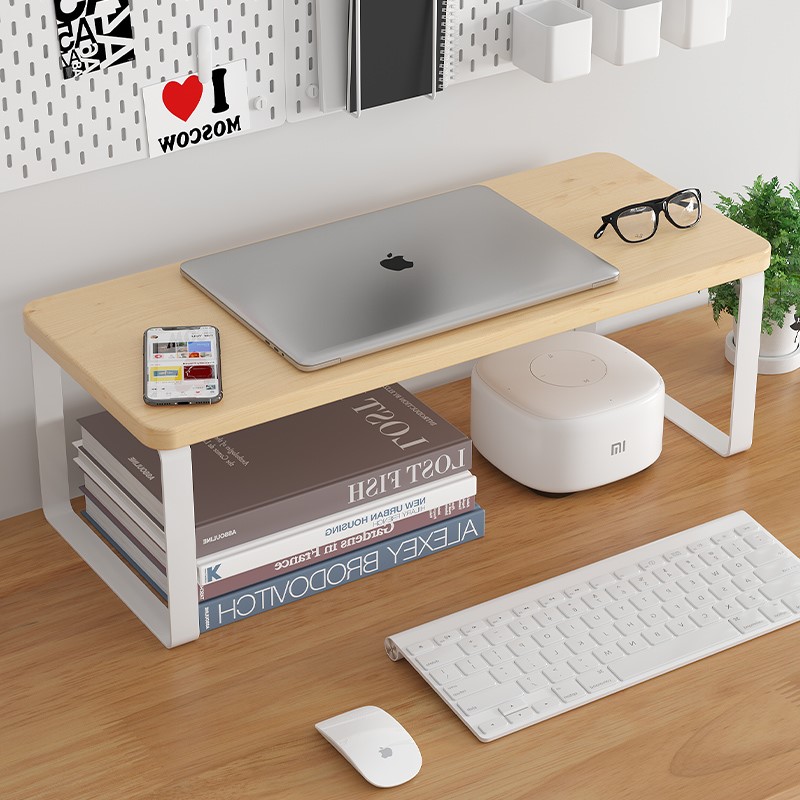 台式电脑增高架显示器支架桌面置物架办公室神器收纳层架笔记本托