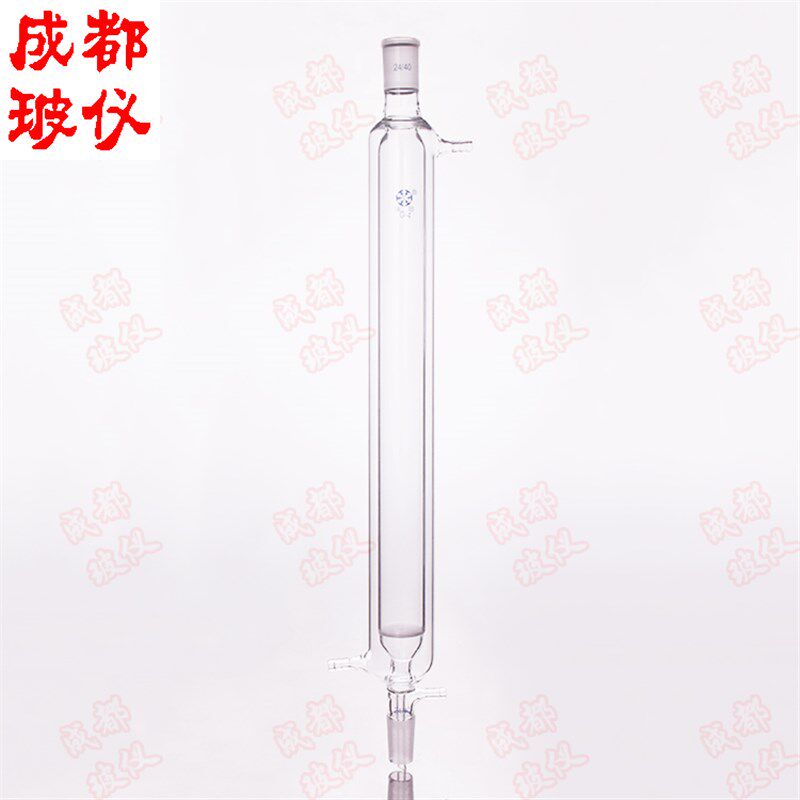 法培 双层夹套带上磨口减压层析柱 具标口标塞砂板 色层分析柱