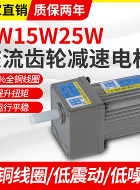 利野晟铭6W15W25W380V交流齿轮220V调速减速电机马达2IK6RGN-C