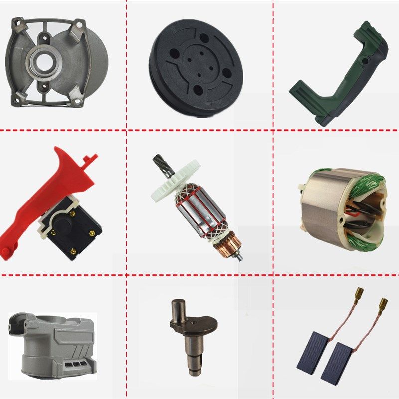 铭普0518电镐电机转子开关手柄碳刷铁头齿轮箱机壳碳刷配件,工业油品/胶粘/化学/实验室用品,马弗炉/电阻炉/实验炉,淘宝优惠券,粉丝福利购,淘宝优惠卷