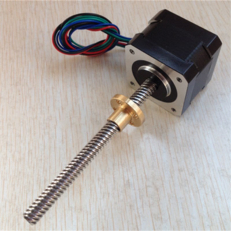 42丝杆电机 丝杆长180 导程4 42直线丝杆电机 42BYGH47丝杆电机