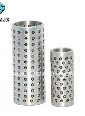 MBSH钢球衬套高刚性导柱导套直线轴承滚珠保持架密钢珠轴套铝衬套