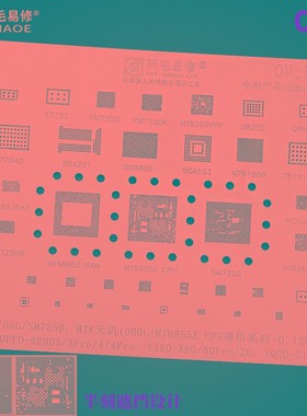 适用红米K30至尊纪念版手机植锡网SM7250/天玑1000L/MT6889Z钢网