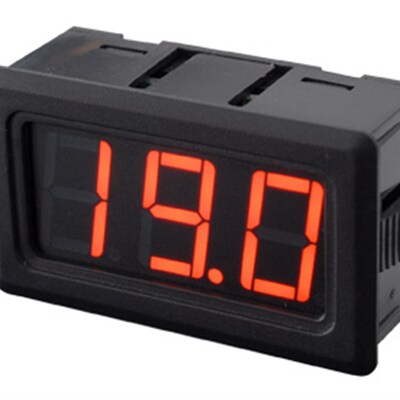 小型三位LED显示数字电压表5v电源数显直流电流表DC100V20ma10v