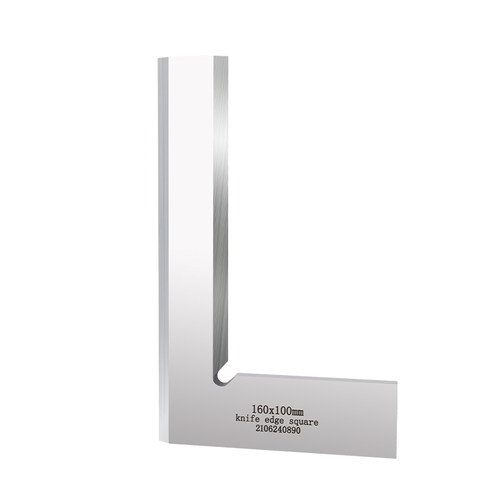 刀口角尺刀口尺木工90度高精度淬火碳钢刀口型直角尺0级1级200300