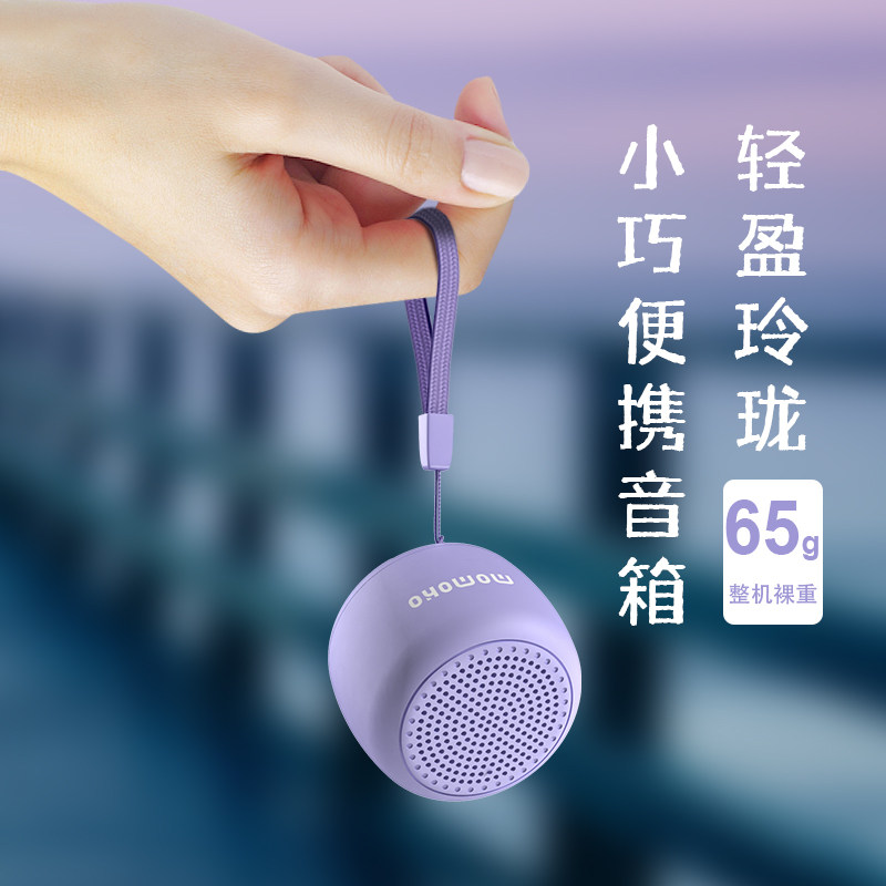 蓝牙音箱语音收钱播报器小音响移动便携式插卡音箱迷你无线低音炮