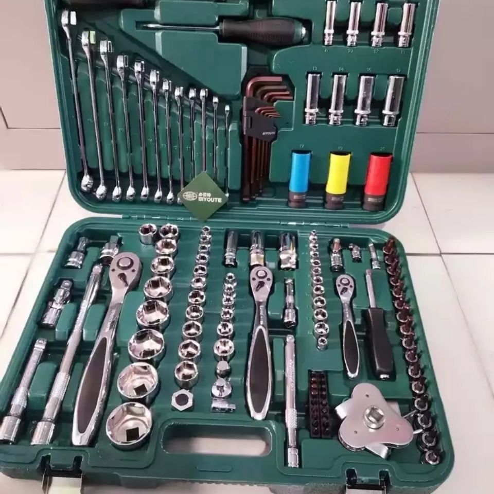 必优特12d8件套筒工具汽车修理维修工具组合汽修套装五金工具