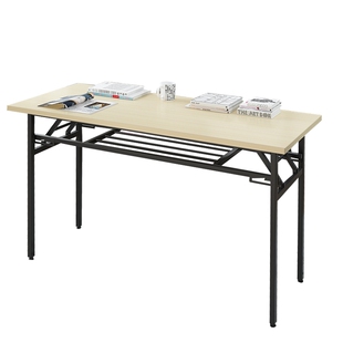 家用寝室便携带义诊商用车载组合折叠桌长方L形木桌子高80cm会议