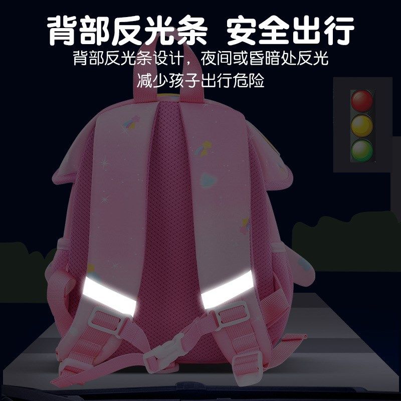 儿童幼儿园书包小女生旅行v可爱蘑菇背包轻便透气宝宝男孩子双肩