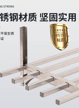 不锈钢车库墙上置物架家庭储藏间壁E挂组装架地下室悬空防潮货架