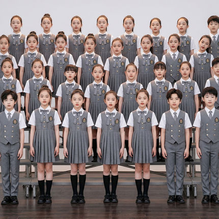 国庆儿童大合唱服演出服初中小学生爱国诗歌朗诵演讲比赛表演服装