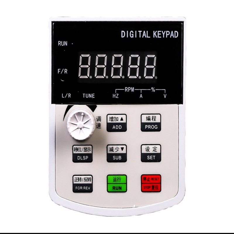 SJZQ中驱变频ZQ511M ZQ512M面板单项键盘 显示器 DIGTAL KEYPAD