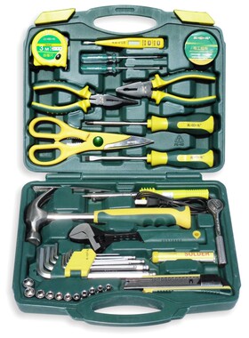 SD/胜达工具 38件家用工具套装组合 五金车载多功能工具箱 包邮