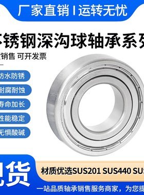 不锈钢304/440轴承S6300ZZ 6301 6302ZZ 6303 6304 6305 S6306ZZ