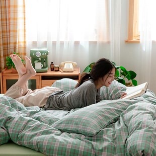 100全棉被套单件加厚1o50x200x230单人1.5米被子被罩180cm被单