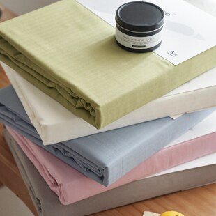 纯色简约60支全l棉新疆长绒棉单品床单a类被单单件单人双人