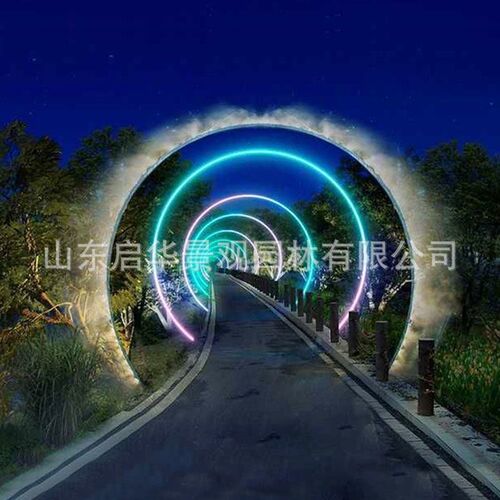 雕塑定制小区园林广场大型镜面圆环I金属美陈摆件 不锈钢雕塑