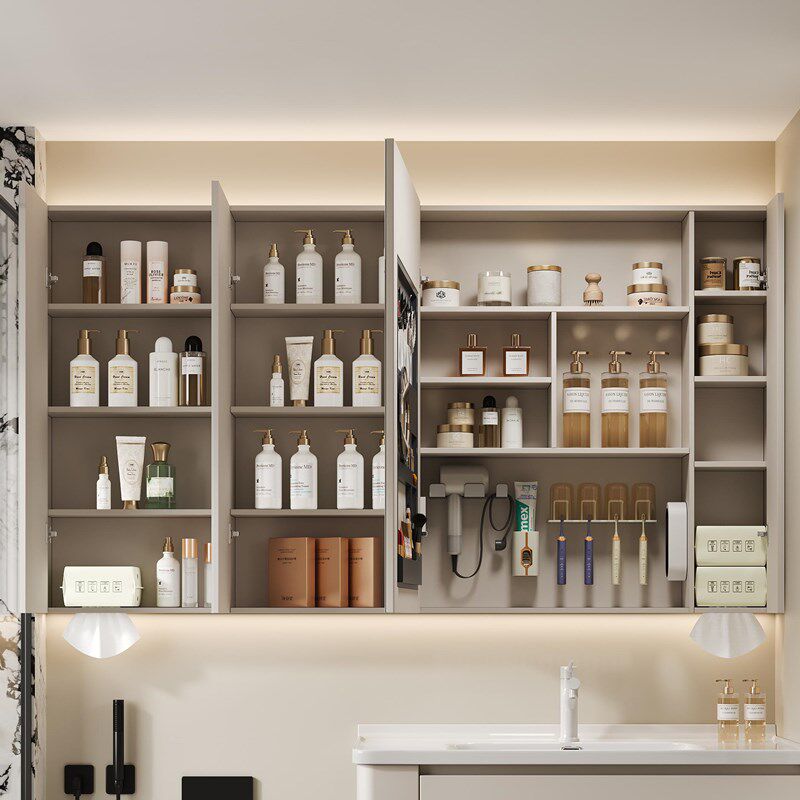 定制不锈钢智能镜柜单独洗手间浴室镜收J纳储物柜除雾卫生间挂墙