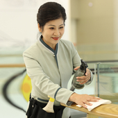 酒店客房保洁服长袖 女家政物业售楼部清洁员商场阿姨工作服秋冬装