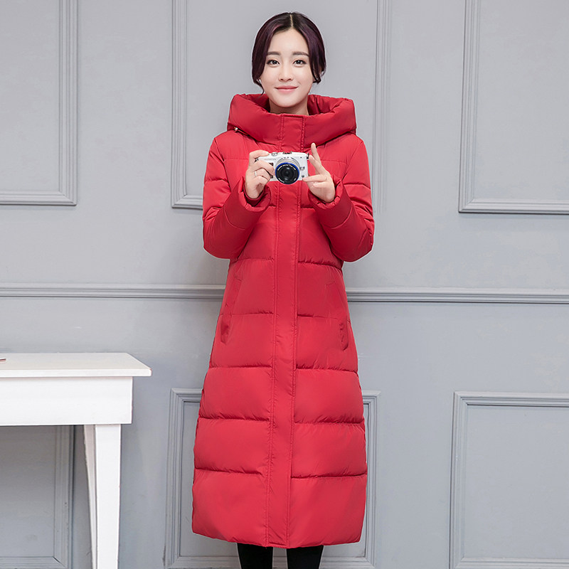 冬季女装棉衣棉服女冬装新款外套韩版中长款过膝羽绒反季棉袄加厚