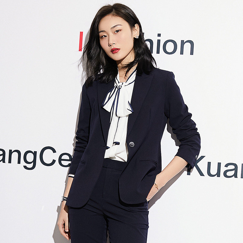 职业西装外套女2024秋冬小个子短款气质西服职业装正装上衣工作服