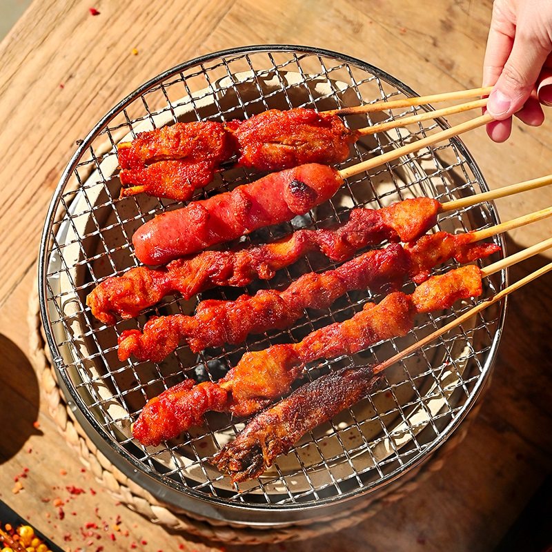 烧烤炉家用户外木炭烤火碳炉陶瓷火锅炉老式泥炉T烤肉炉港式打边