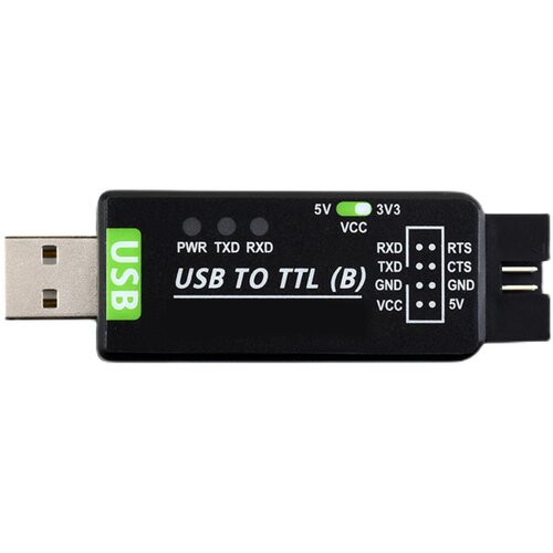 USB转TTL模块 CH343G串口转换器 工业级带保护USB转UART总线模块