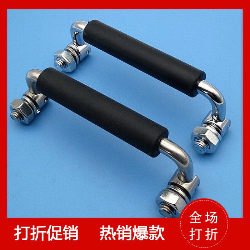 怡合达标准件XAL06-L100/L120不锈钢圆形拉手 可折叠带螺母型