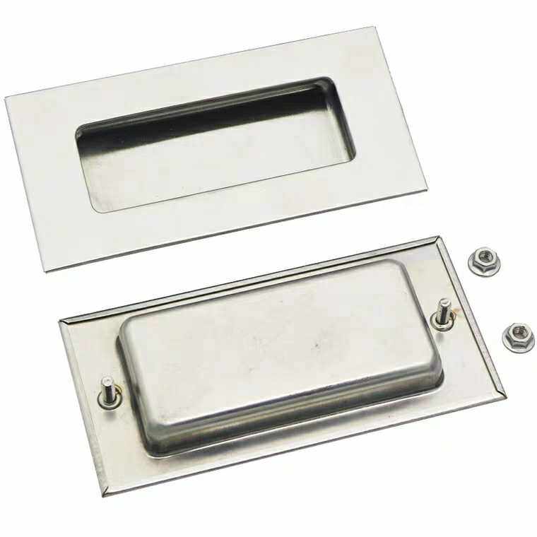 XAD01暗式拉手304不锈钢XAD02 双外螺纹固定 内装拉手C-UWAUNS100