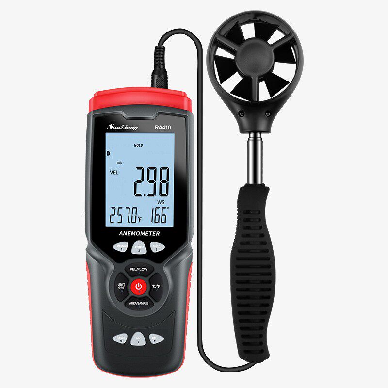 日本三量风速仪风速计风量测量仪测风仪便携式高精度手持式热敏式