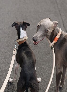 fluffle 意大利小牛皮流苏P绳 马鞍缝线撞色 petisan