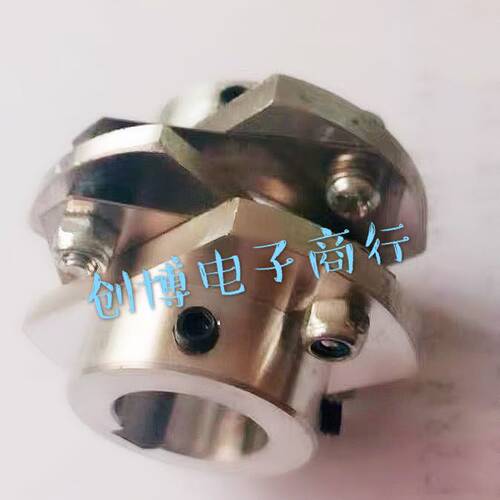 数控机床主轴编码器碟片联轴器机床主轴配用孔15X15带键槽