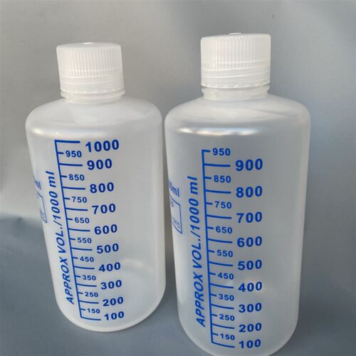 小口 高品质蓝刻度  250 500 1000ml PP透明塑料瓶 分装瓶 耐高温