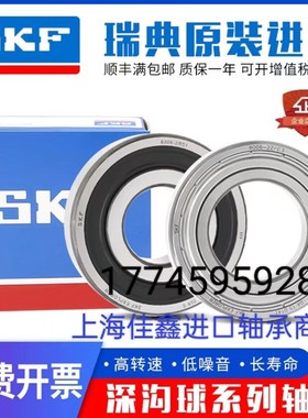 瑞典进口SKF高速轴承 6020 6021 6022 6024 6026 6028-2Z/2RS1 C3