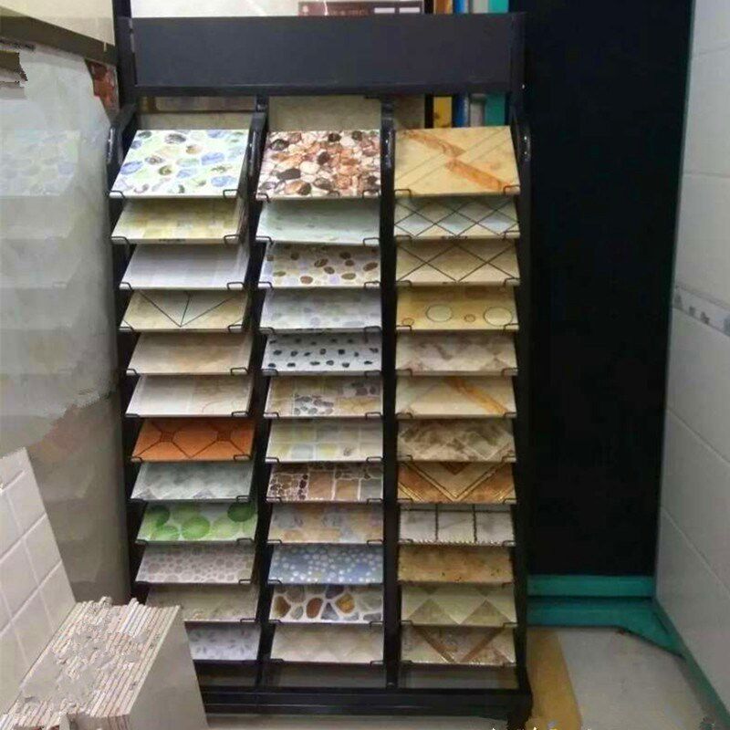 长雅供应展柜吊顶展示架铝扣板样板架艺术玻璃地T砖天花板展示柜