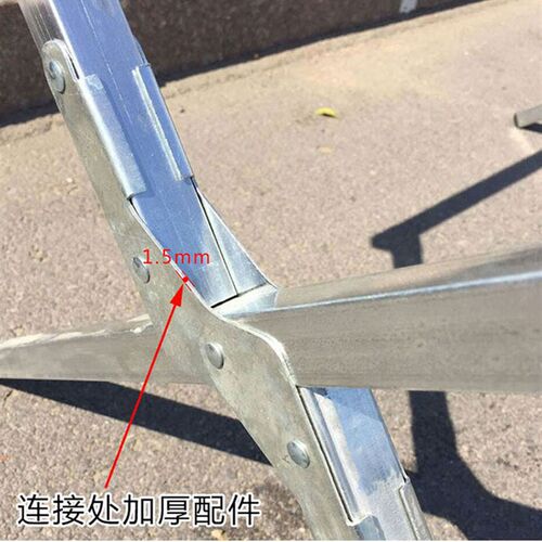 地摊货架加厚空架2米3米折叠摆地摊架子服M装展示桌便携式折叠桌