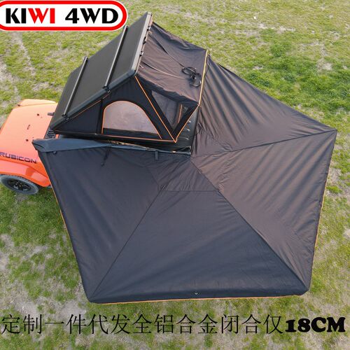工厂新款露营速开tent六角270度五角N汽车天幕扇形车边帐篷