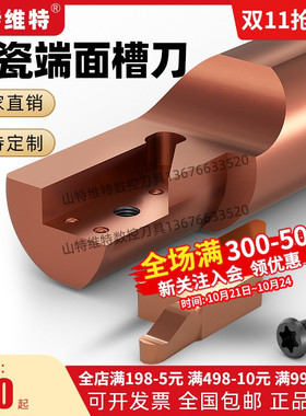 京瓷svnr圆弧端面槽刀小径数控刀杆小内孔端面切槽大切深无视范围