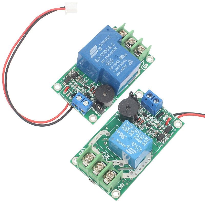 1路12V继电器控制开关模块10A30A 支持光耦高低电平控制 带蜂鸣器