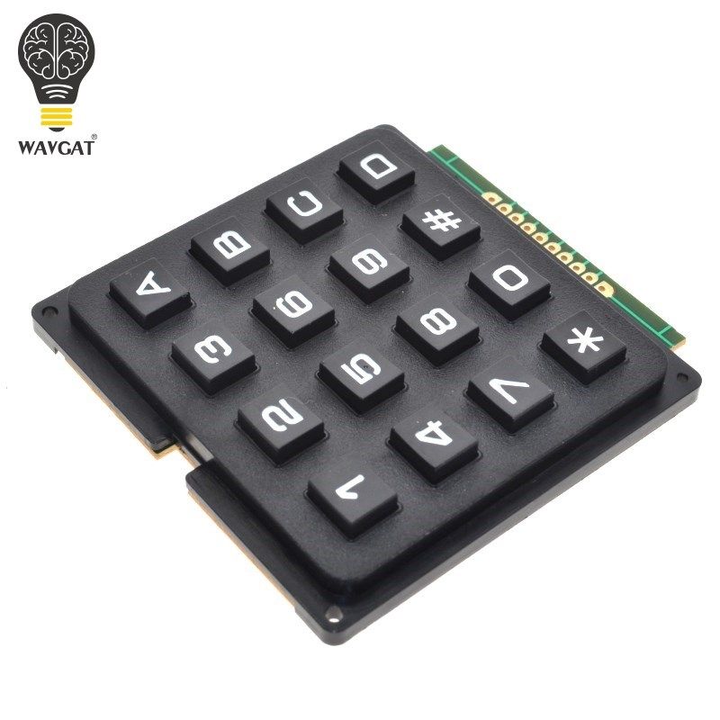 单片机键盘 按键 矩阵 4*4 4X4 A键盘 16键 工业键盘 行列扫描