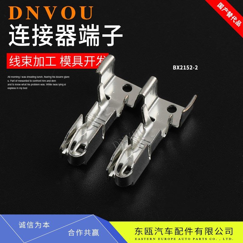 汽车保险盒端子BX2152-2保险端子车用保险片端子插簧连续端子10只