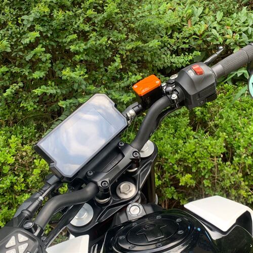 KTM DUKE200/250/390 RC390改装油杯盖橙色刹车上泵盖制动油壶盖