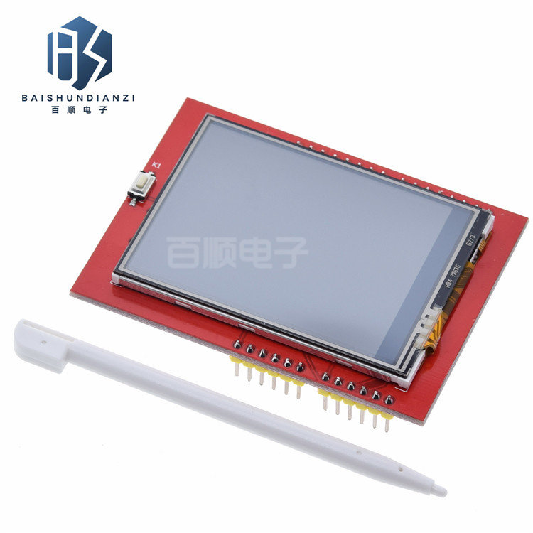2.4寸 TFT 液晶屏 触摸屏 彩屏模块 显示屏 兼容uno R3 240*320
