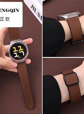 适用于小米WatchS4表带专用S3/S2/S1/Pro疯马纹color2男女手表带