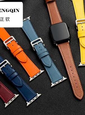 适用于applewatch Ultar7表带男女iwatch654代s8苹果华强北4145MM