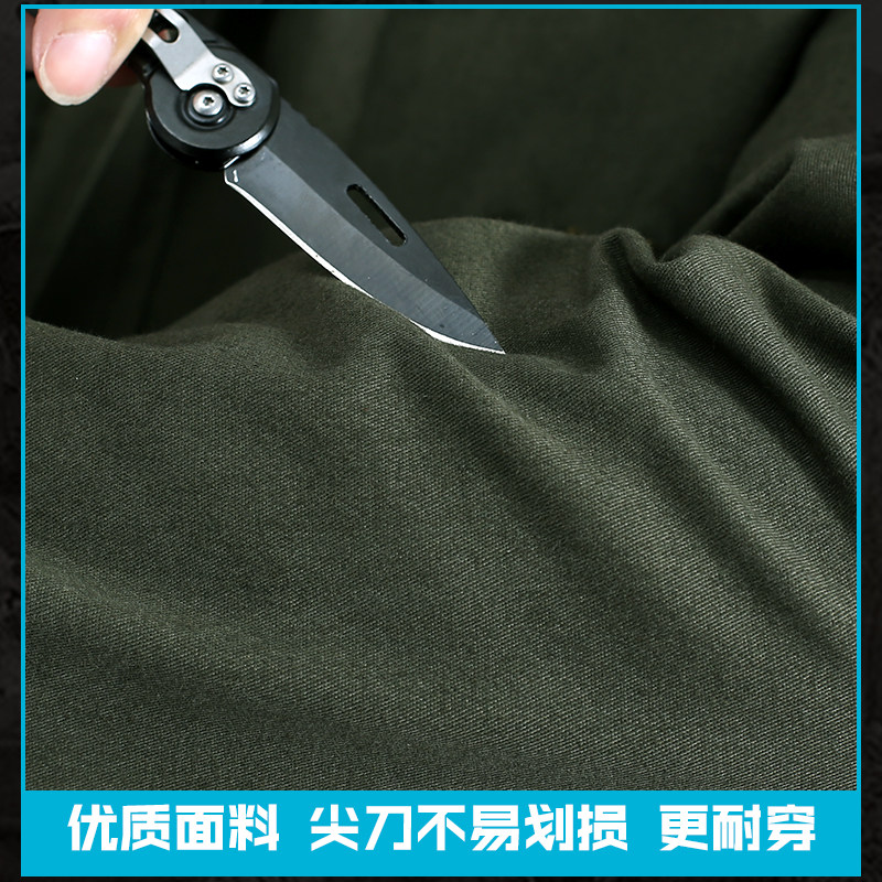 加厚斜纹电焊g工服防烫耐磨劳保服工作服男套装秋冬季工地工装
