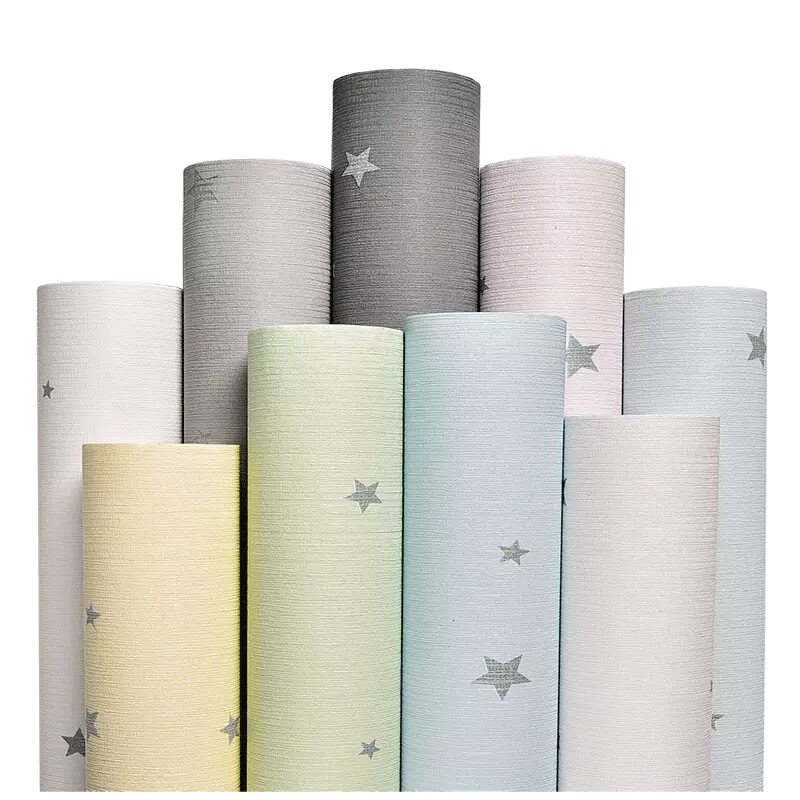 素色加厚自粘墙纸卧室客厅温馨B麻布纹墙贴防水防潮壁纸简约贴纸