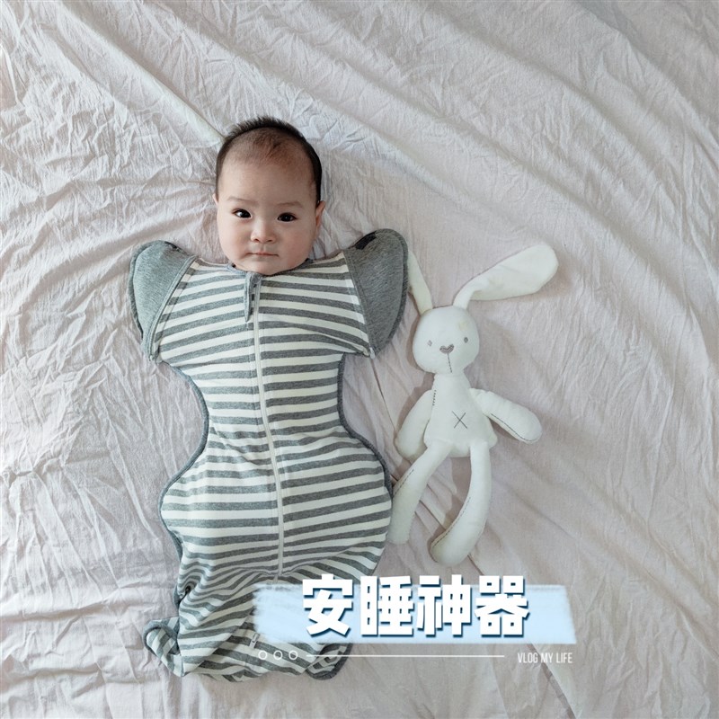 跟单 新生婴g儿防惊跳睡袋秋冬四季款投降式襁褓宝宝防踢被可拆袖
